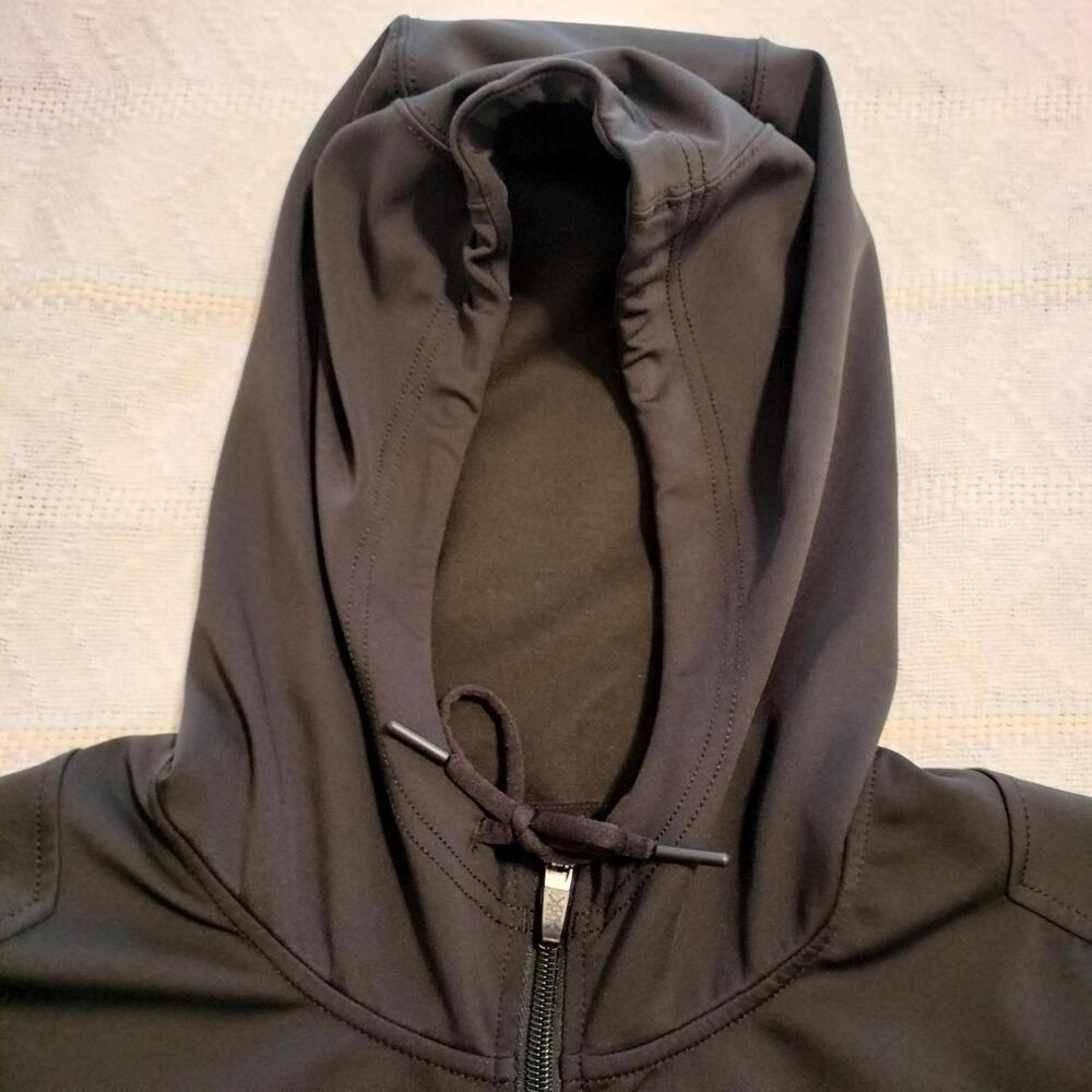 RHONE Hoodie Men’s XXL Black Zip Sweatshirt Performance Athletic Athleisure EUC - Picture 5 of 9